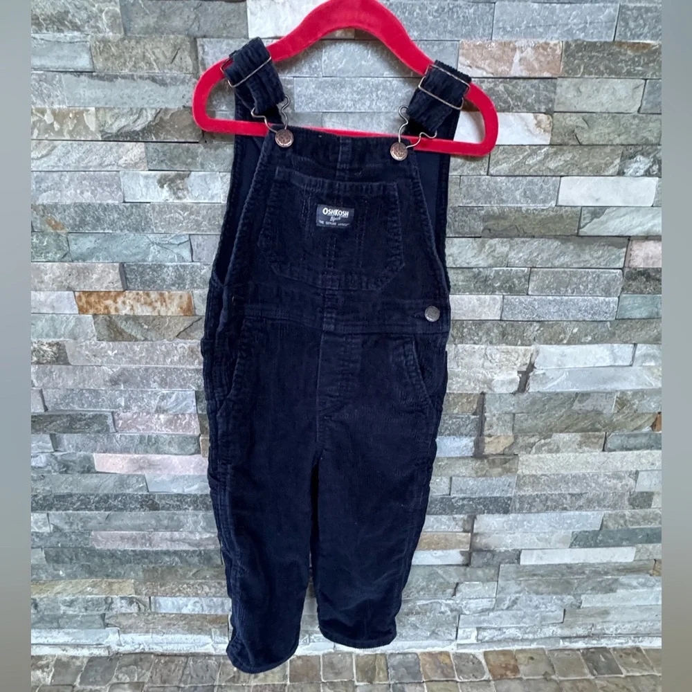 OshKosh B'gosh navy blue Corduroy Overalls